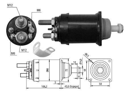 MARŞ OTOMATİGİ 24V MERCEDES BENZ ACTROS SNLS 258A
