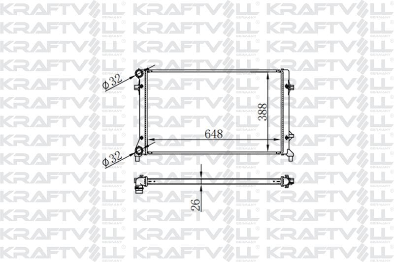 MOTOR RADYATORU CADDY III GOLF V VI PASSAT A3 LEON OCTAVIA 1,4 TSI 1,6TDI 1,9TDI 2,0TSI 04>10 (648*3