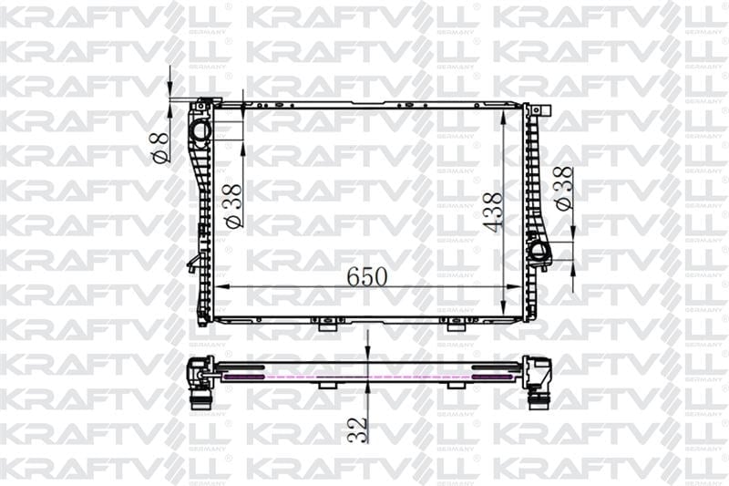 MOTOR SU RADYATORU BMW E39 E38 M52 M54