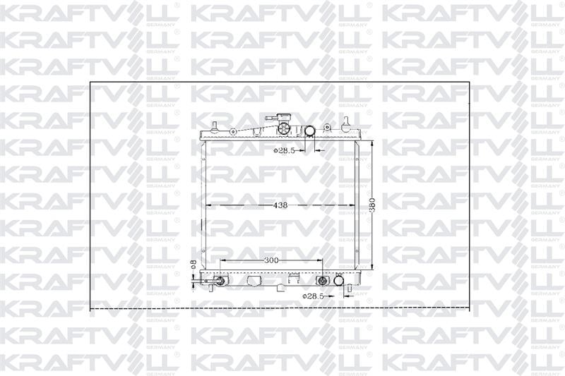 MOTOR SU RADYATORU NISSAN MICRA K12 CASE 2003 2010 OTOMATIK VITES (350X383X16)