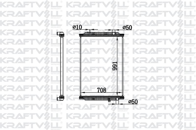 MOTOR SU RADYATORU RENAULT PREMIUM DXI 430/450/460 LANDER 430/460 > (991*708*48) BRAZING (MT) (CERCE