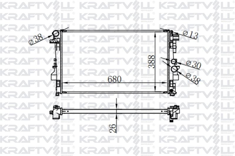 MOTOR SU RADYATORU VIANO W639 03> VITO W639 03>