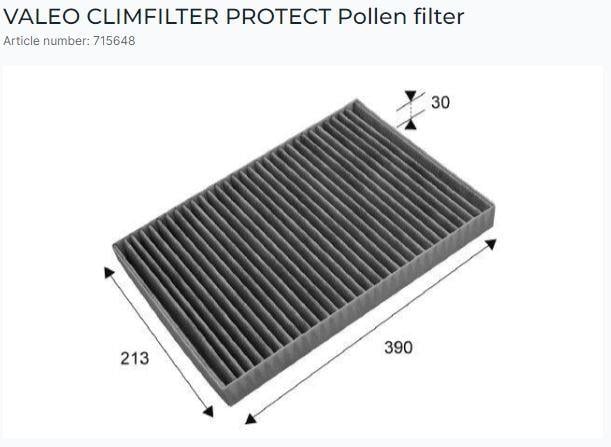 POLEN FİLTRESİ CHRYSLER DODGE