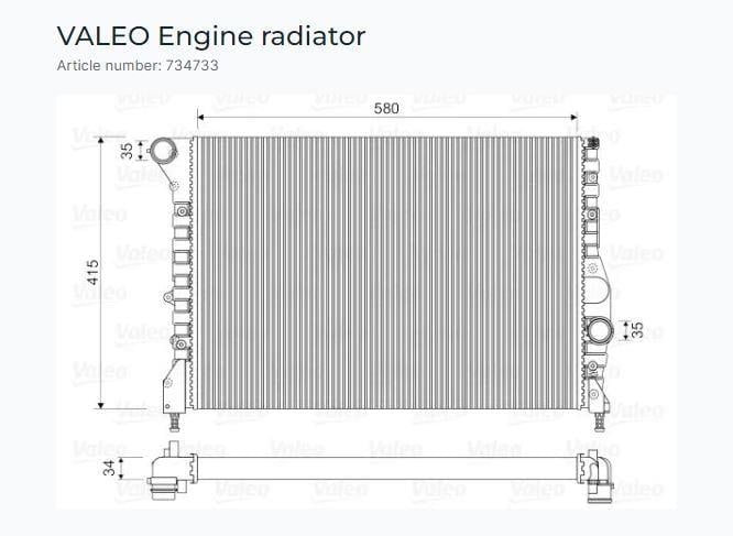 RADYATÖR ALFA ROMEO 147