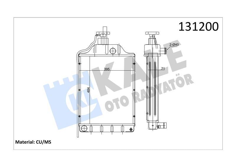 RADYATOR MF-285 4 SIRA PT