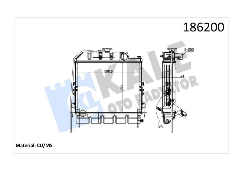 RADYATOR MF-UTA (AVP.) 4 SIRA PT