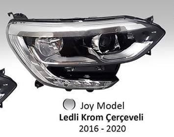 RENAULT MEGANE IV 2017- FAR JOY MODEL LEDLİ KROM ÇERÇEVELİ MOTORLU SAĞ 260106827R
