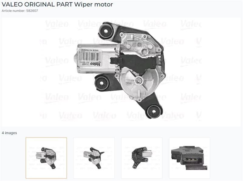 SİLECEK MOTORU ARKA ALFA ROMEO GİULİETTA 04/10>
