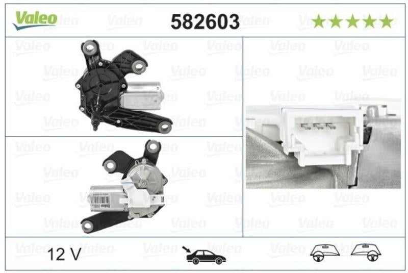 SİLECEK MOTORU ARKA CITROEN C2 09/03>01/10, C3, C3