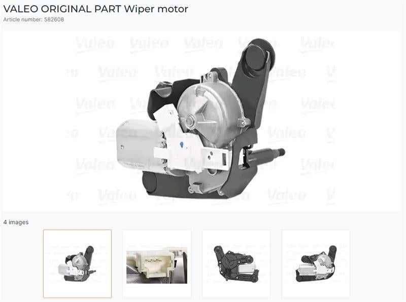 SİLECEK MOTORU ARKA CITROEN C4, C4 ENTREPRİSE 09/1