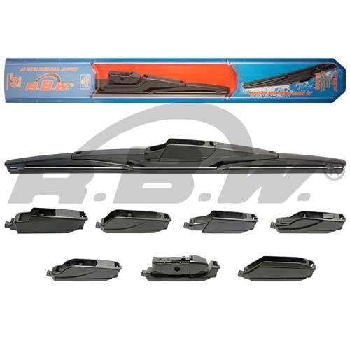 SİLECEK SÜPÜRGESİ PLASTİK MULTI-FIT 8 ADAPTÖRLÜ ARKA 14 İNCH 350 MM
