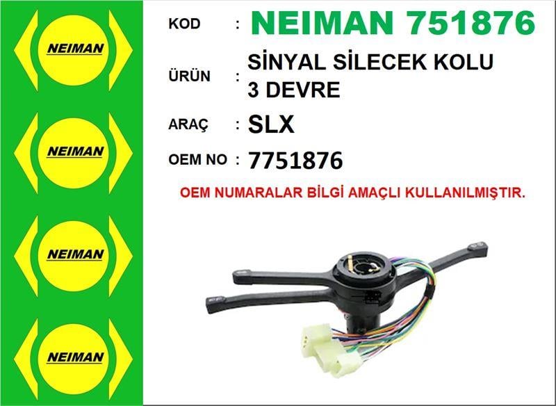 SİNYAL SİLECEK KOLU 3 DEVRE FIAT SLX