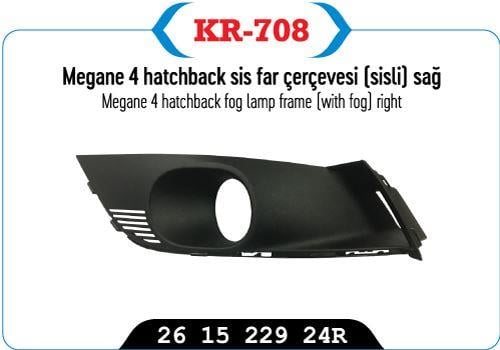 SİS FAR ÇERÇEVESI KAPAĞI SAĞ SİSLİ MEGANE IV SEDAN MODEL