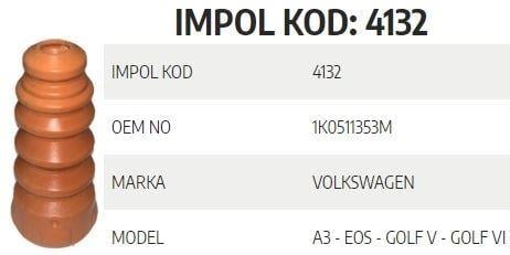 SÜSPANSİYON TAKOZU ARKA VW GOLF V-GOLF VI-EOS-JETT A IV-SCIROCCO-A3