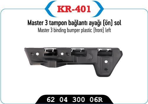 TAMPON BAGLANTI BRAKETI ÖN SOL MASTER III