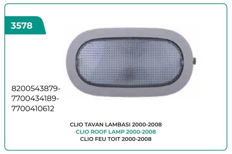TAVAN LAMBASI CLİO