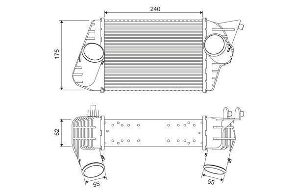TURBO RADYATÖRÜ FIAT STILO 2001>2004