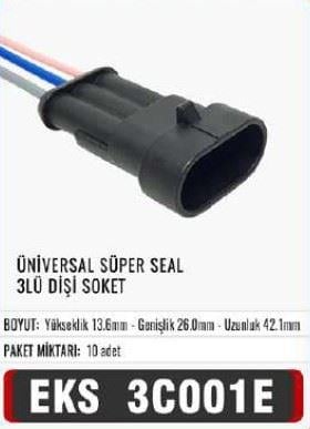 UNIVERSAL SUPER SEAL SOKET 3 LU ERKEK