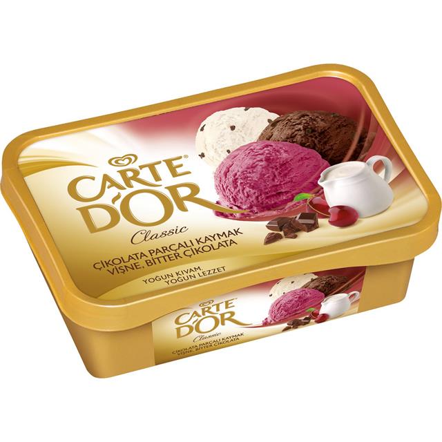 Algida Carte D or Klasik Vişne Bitter Kaymak 850ml
