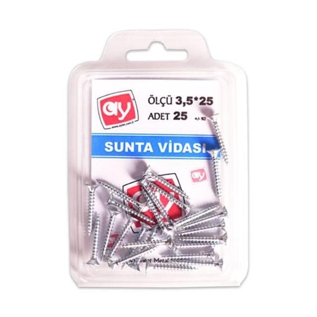 Ay 3.5x25 25li Sunta Vidası