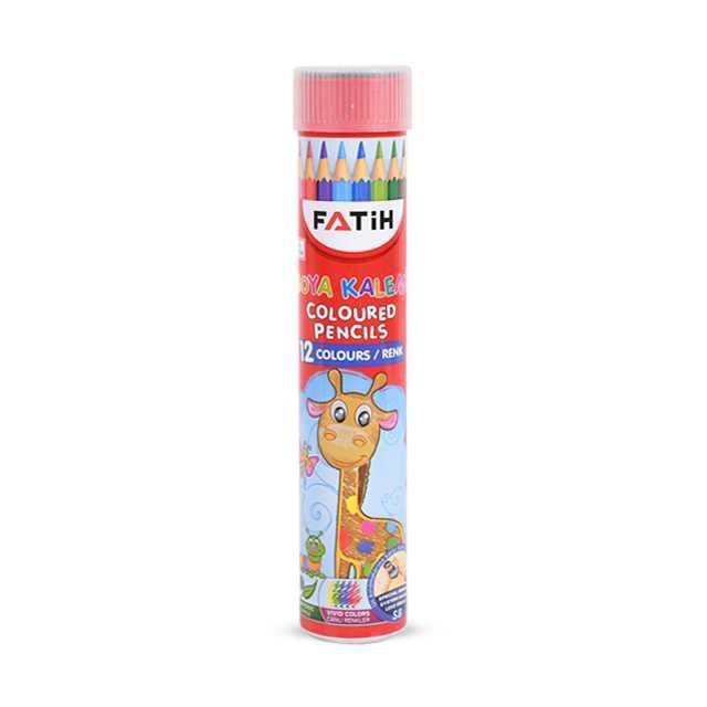 Fatih 12 Renk Tam Boy Kuru Boya Tüp