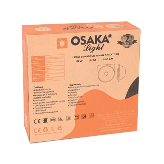 OSAKA ARM 500 LEDLI SENSORLU TAVAN ARMATUR