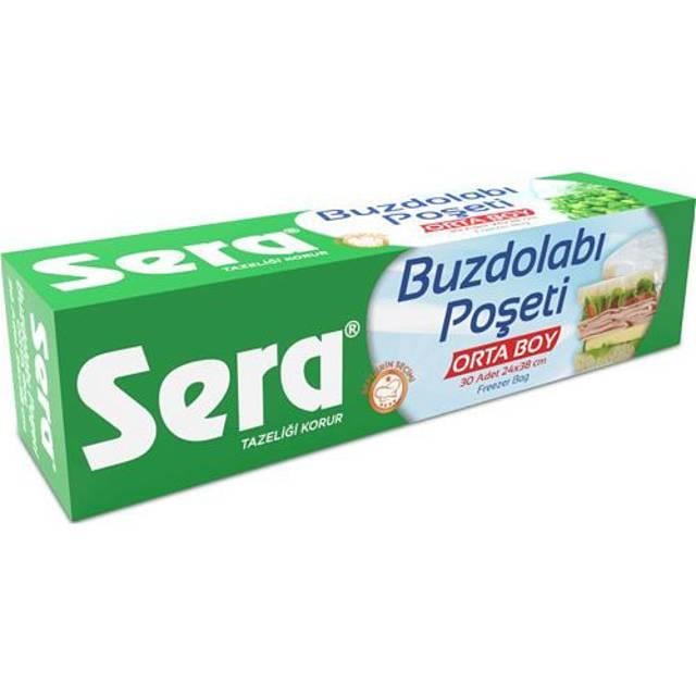 Sera Buzdolabı Poşeti Kilitli Orta 12 li