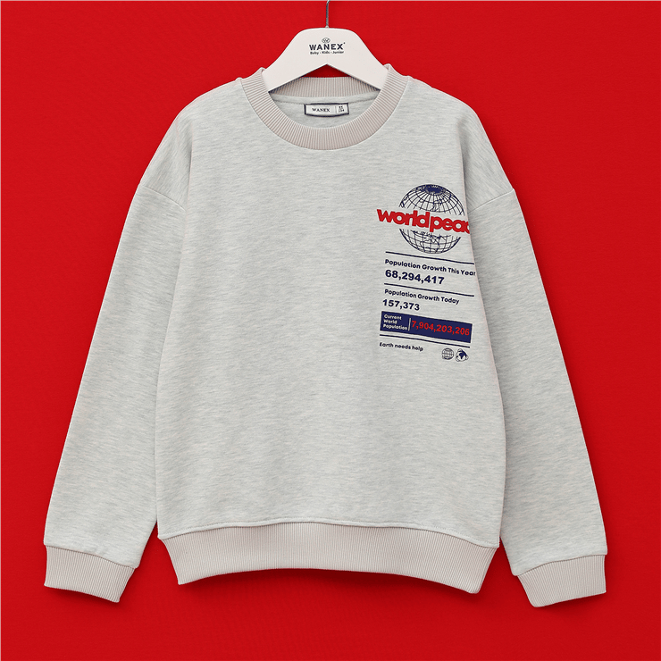 Erkek Çocuk Uzun Kol Kalın Sweat - 16225