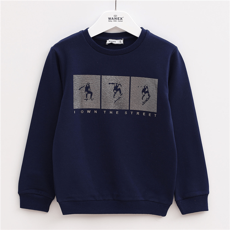 Erkek Çocuk Uzun Kol Kalın Sweat - 15561