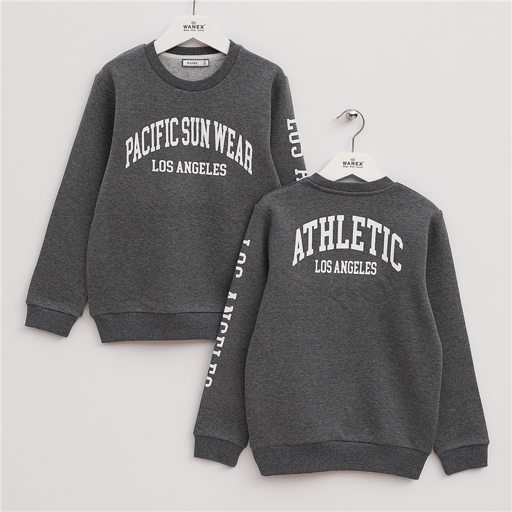 Erkek Çocuk Uzun Kol Kalın Sweatshirt - 16209