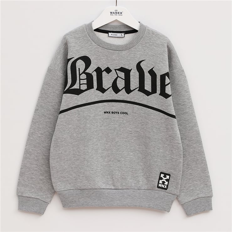ERKEK ÇOCUK Uzun Kol Kalın Sweatshirt - 16044