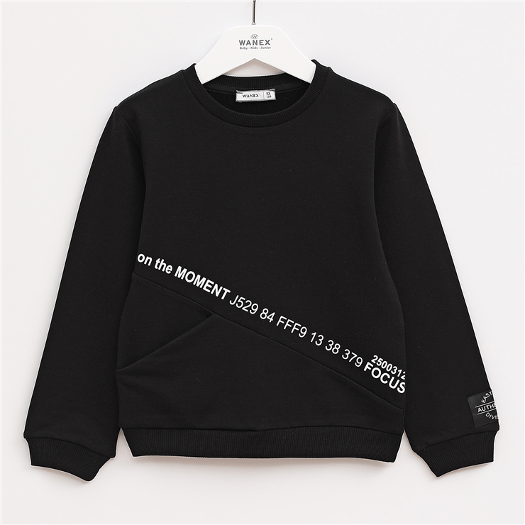 Erkek Çocuk Uzun Kol Kalın Sweatshirt - 15851