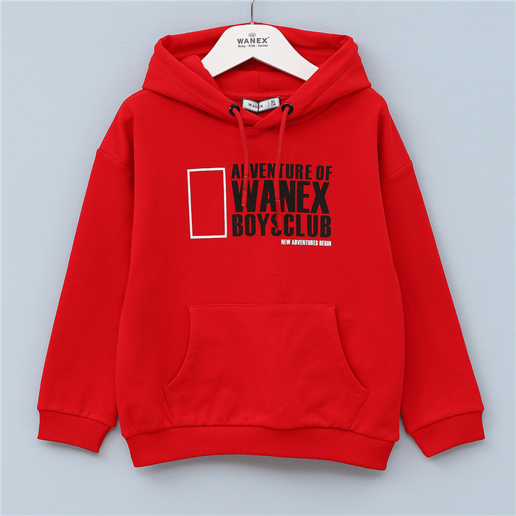 ERKEK ÇOCUK Uzun Kol Kalın Kapüşonlu Sweatshirt - 16013