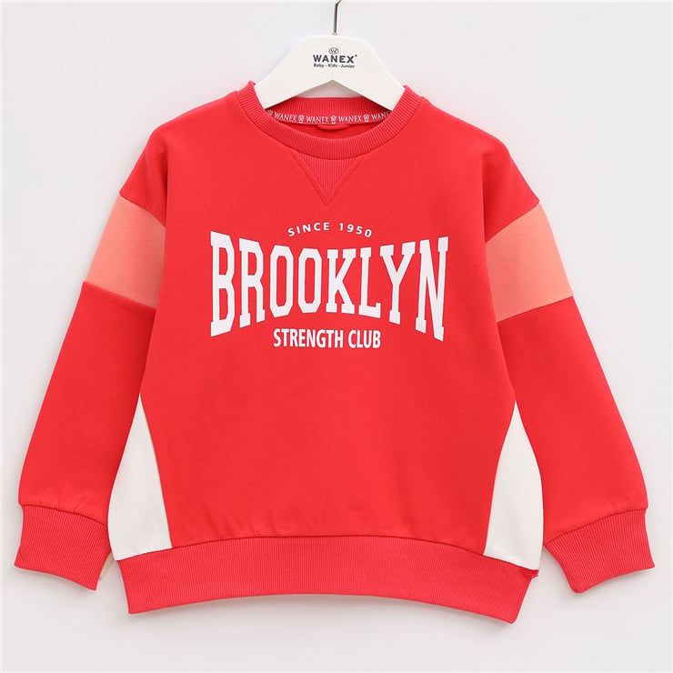 Kız Çocuk Uzun Kol Kalın Sweat - 31574