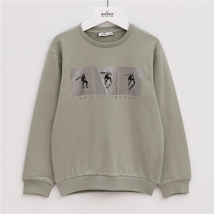 Erkek Çocuk Uzun Kol Kalın Sweat - 15561