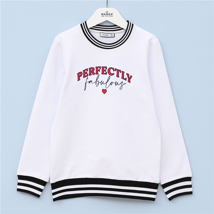 Kız Çocuk Uzun Kol İnce Tişört - 31680