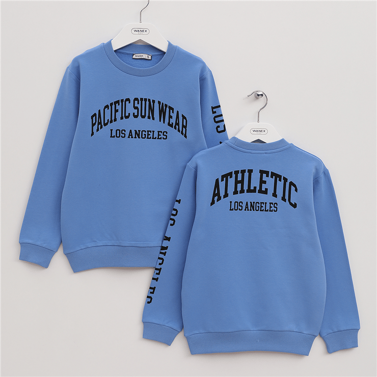 Erkek Çocuk Uzun Kol Kalın Sweatshirt - 16209