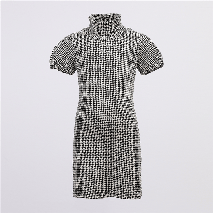 Kız Çocuk Kısa Kol Salopet Elbise - K-0409