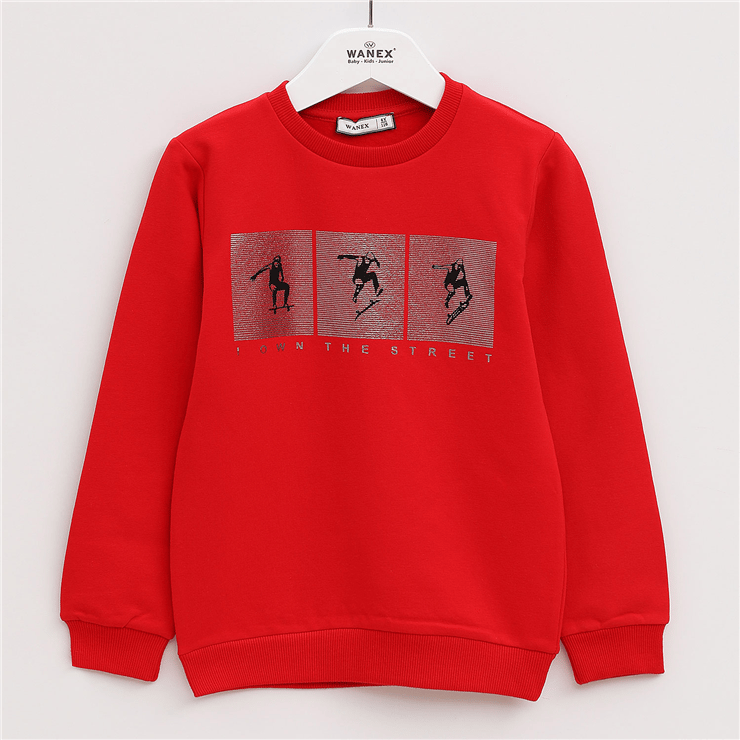 Erkek Çocuk Uzun Kol Kalın Sweat - 15561