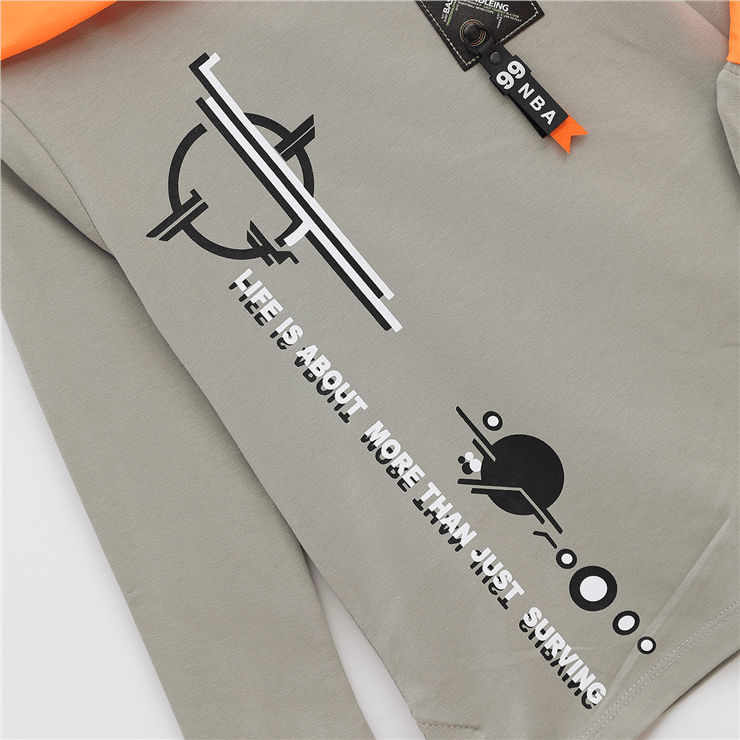 Erkek Çocuk Kapüşonlu Mevsimlik Sweatshirt - 15767