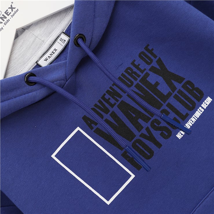 Erkek Çocuk Uzun Kol Kalın Kapüşonlu Sweatshirt - 16013