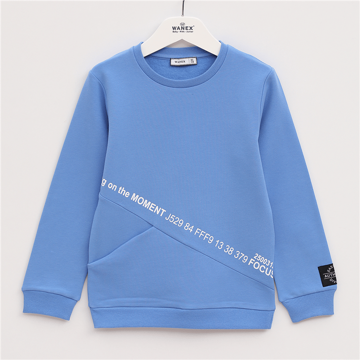 Erkek Çocuk Uzun Kol Kalın Sweatshirt - 15851