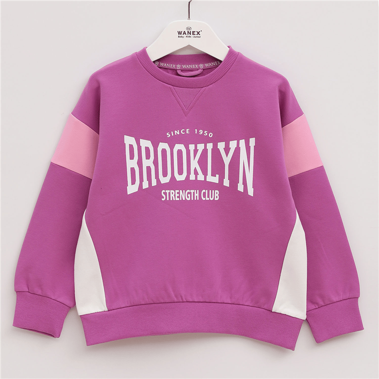 Kız Çocuk Uzun Kol Kalın Sweat - 31574