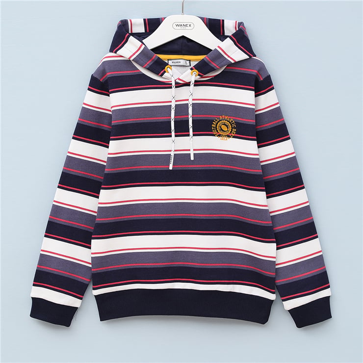 Erkek Çocuk Kapüşonlu Uzun Kol İnce Sweatshirt - 16224