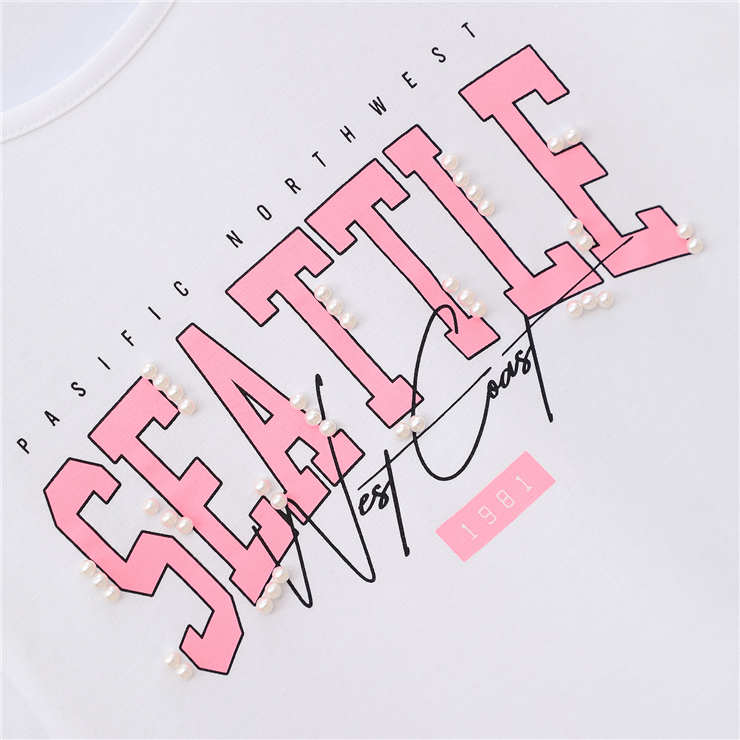 Kız Çocuk Uzun Kol İnce Tişört - 31537