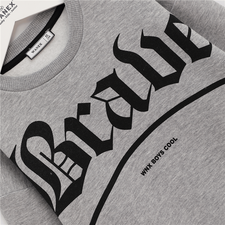 Erkek Çocuk Uzun Kol Kalın Sweatshirt - 16044
