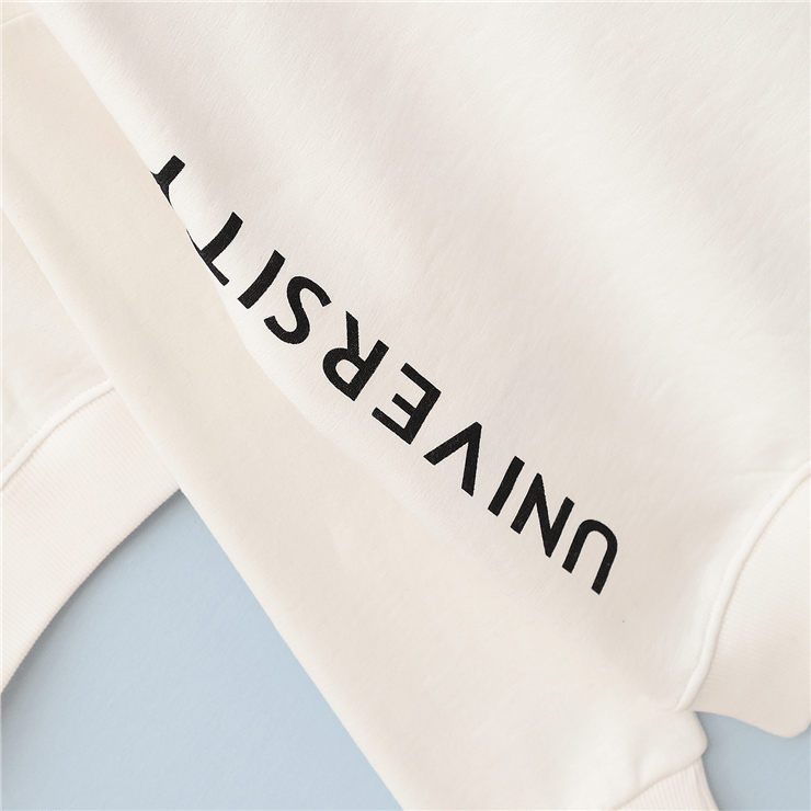 Erkek Çocuk Şardonlu Uzun Kol Kalın Bisiklet Yaka Sweatshirt - 16213