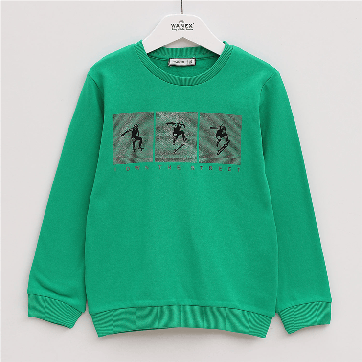 Erkek Çocuk Uzun Kol Kalın Sweat - 15561