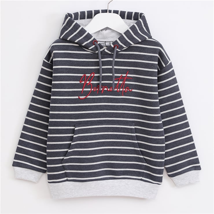 Erkek Çocuk Uzun Kol Kalın Kapüşonlu Sweat - 16300