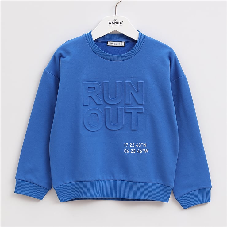 Erkek Çocuk Uzun Kol Kalın Sweatshirt - 16167
